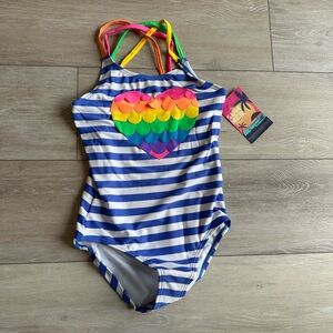 Girls one piece swimsuit size 10